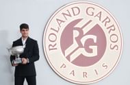 Carlos Alcaraz at the 2024 Men's French Open Winner Photocall 2024